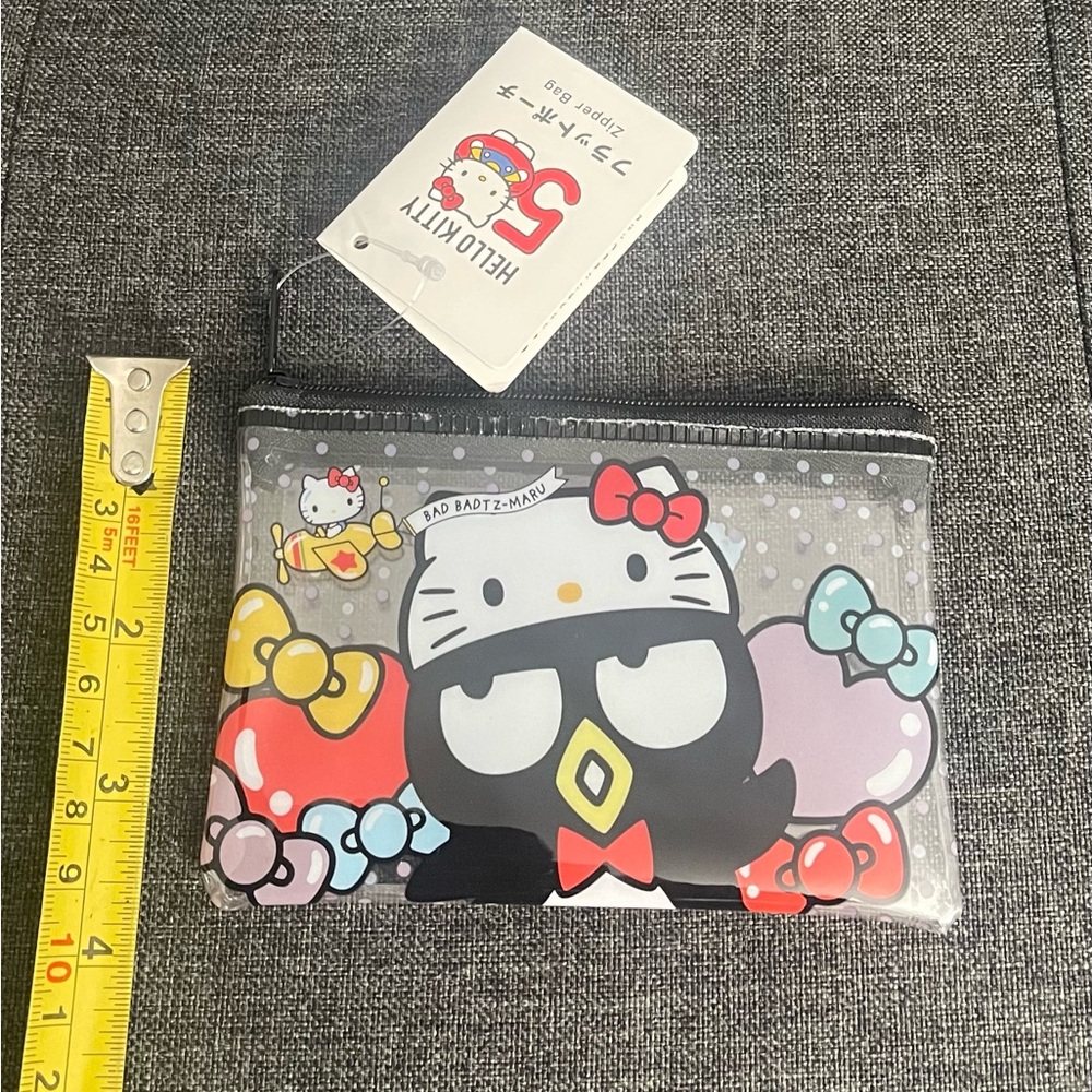 Bad badtz-maru zipper bag/pouch/wallet/card holder/coin purse/etc.